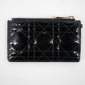 Christian Dior Black Cannage Patent Leather Coin Case #2274 by Bolt Boutique