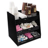 Vertiflex Vertical Condiment Organizer, 9 Compartments, 14.5 x 11.75 x 15, Black