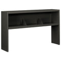 HON 38000 Series Stack On Open Shelf Hutch, 60w x 13.5d x 34.75h, Charcoal