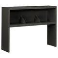 HON 38000 Series Stack On Open Shelf Hutch, 48w x 13.5d x 34.75h, Charcoal