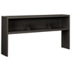 HON 38000 Series Stack On Open Shelf Hutch, 72w x 13.5d x 34.75h, Charcoal