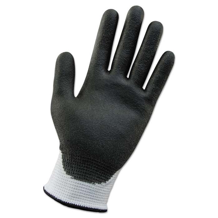 KleenGuard G60 ANSI Level 2 Cut-Resistant Gloves, 265 mm Length, White/Blk, 2XL, 12 Pairs