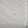 Gucci Ivory GG Marmont Leather Round Zipper Long Wallet #2285 by Bolt Boutique