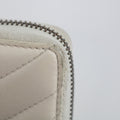 Gucci Ivory GG Marmont Leather Round Zipper Long Wallet #2285 by Bolt Boutique