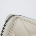 Gucci Ivory GG Marmont Leather Round Zipper Long Wallet #2285 by Bolt Boutique