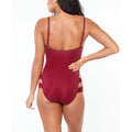 Bar III Shimmer Strappy-Leg One-Piece Swimsuit, Size Medium by Vanessa Jane