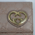 Gucci Pink x Brown Guccisima Lovely Heart Leather Long Wallet #2286 by Bolt Boutique