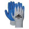 MCR Memphis Flex Seamless Nylon Knit Gloves, Large, Blue/Gray, Pair