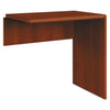 HON 10700 Series Right Return Shell, 30w x 20d x 29.5h, Cognac