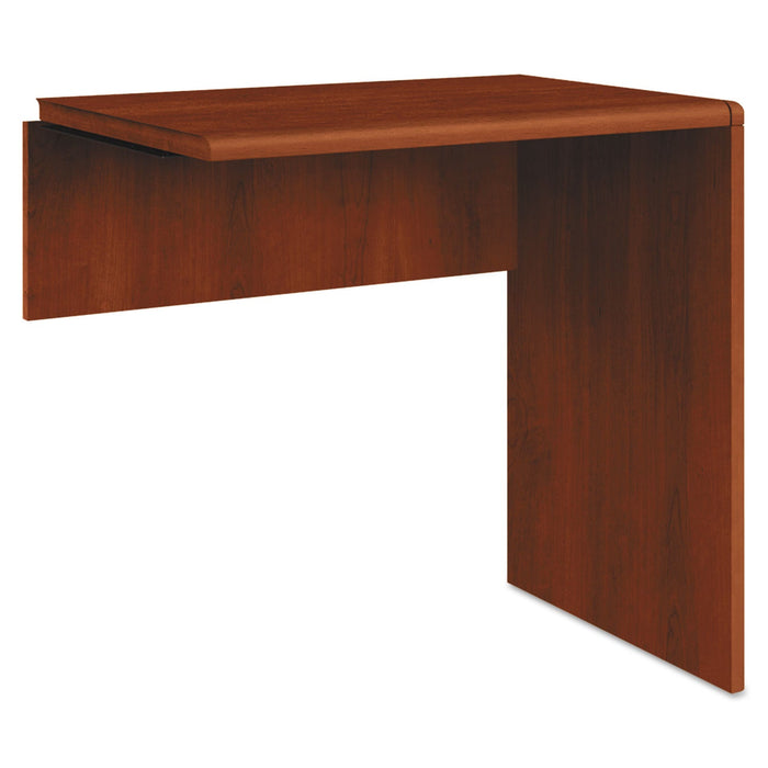 HON 10700 Series Right Return Shell, 30w x 20d x 29.5h, Cognac