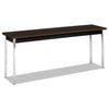 HON Utility Table, Rectangular, 72w x 18d x 29h, Mocha/Black