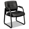 HON VL690 Series Guest Chair, 24.75" x 26" x 33.5", Black