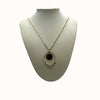 Lucky Brand Two-Tone Pendant Long Necklace 30 + 2 Extender Necklace