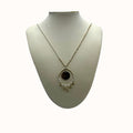Lucky Brand Two-Tone Pendant Long Necklace 30 + 2 Extender Necklace by Vanessa Jane