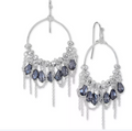 Style and Co Bead, Stone and Chain Chandelier Earrings by Vanessa Jane