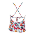 Hula Honey Juniors Such a Fleury Printed Cross-Back Tankini by Vanessa Jane