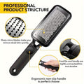 4-Piece Stainless Steel Foot File Set – Callus & Dead Skin Remover by DailySale