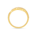 22k Gold Vermeil Diamond and Multi-Gemstone Infinity Heart Ring by Fine Color Jewels