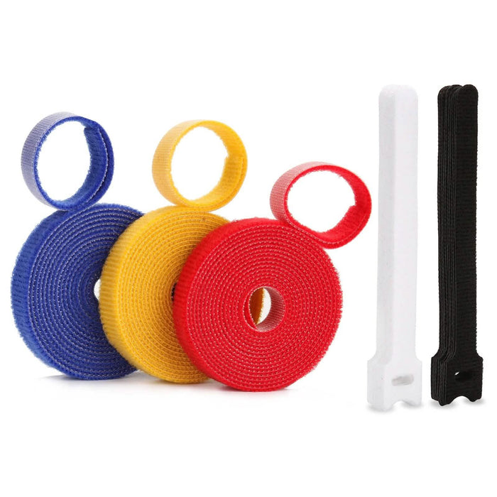 23-Piece: AGPtek Reusable Nylon Fastening Cable Ties Rolls With Cable Straps Organizer by DailySale