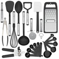 23-Piece: Lux Decor Collection Stainless Steel Nylon Cooking Utensils Set by DailySale