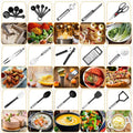 23-Piece Set: Kitchen Utensil Set Stainless Steel Nylon by DailySale