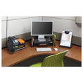 Safco Onyx Mesh Monitor Stand, 19.25" x 11.25" x 6.25", Black