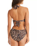 Bar Iii Womens Animal-Print Cowlneck One-Piece Swimsuit by Vanessa Jane