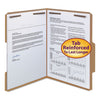 Smead Top Tab Fastener Folders, Guide-Height 2/5-Cut Tabs: Right of Center, 2 Fasteners, Letter Size, 11-pt Kraft Exterior, 50/Box