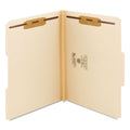 Smead Top Tab Manila Expansion Fastener Folders, 1.5" Expansion, 2 Fasteners, Letter Size, Manila Exterior, 50/Box