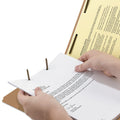 Smead Top Tab Fastener Folders, 1/3-Cut Tabs: Assorted, 2 Fasteners, Letter Size, 11-pt Kraft Exterior, 50/Box