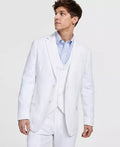 Tommy Hilfiger Mens Modern-Fit Flex Stretch Linen Suit Jacket by Vanessa Jane