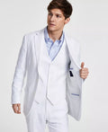 Tommy Hilfiger Mens Modern-Fit Flex Stretch Linen Suit Jacket by Vanessa Jane