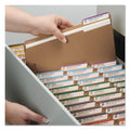 Smead Top Tab Fastener Folders, 1/3-Cut Tabs: Assorted, 2 Fasteners, Letter Size, 11-pt Kraft Exterior, 50/Box