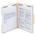 Smead Top Tab Manila Expansion Fastener Folders, 1.5" Expansion, 2 Fasteners, Letter Size, Manila Exterior, 50/Box