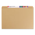 Smead Heavyweight Kraft File Folder, Straight Tabs, Legal Size, 0.75" Expansion, 11-pt Kraft, Brown, 100/Box