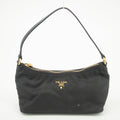 Prada Black Nylon Tessuto Pochette Bag #2308 by Bolt Boutique