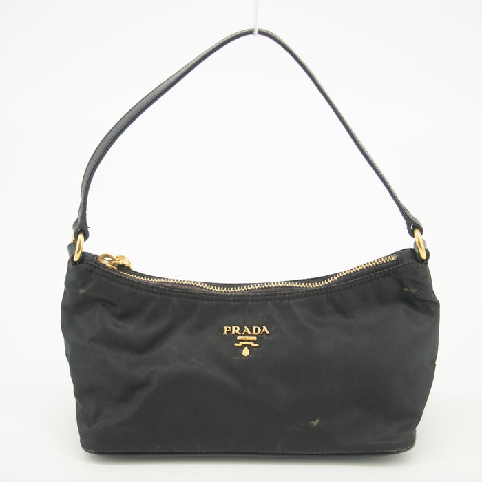 Prada Black Nylon Tessuto Pochette Bag #2308 by Bolt Boutique
