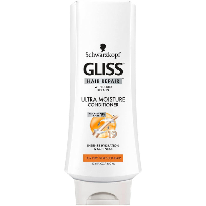 Schwarzkopf Gliss Conditioner, Ultra Moisture, Hair Repair by Pasteur Pharmacy