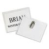 C-Line Name Badge Kits, Top Load, 4 x 3, Clear, 50/Box