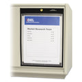 C-Line Magnetic Stitched Shop Ticket Holders, Clear, 75", 9 x 12, 25/Box