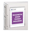 C-Line Magnetic Shop Ticket Holders, Super Heavyweight, 50 Sheets, 9 x 12, 15/Box