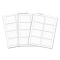C-Line Laser Printer Name Badges, 3 3/8 x 2 1/3, White, 200/Box