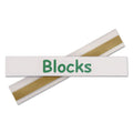 C-Line Self-Adhesive Label Holders, Top Load, 0.5 x 3, Clear, 50/Pack