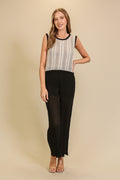 Breezy Knit Sleeveless Top by Boutique 23