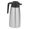 BUNN 1.9 Liter Thermal Pitcher, Stainless Steel/Black