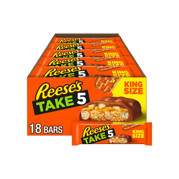 Hershey's Take 5 Snack Bars, Five-Layer Chocolate Candy, 1.5 oz (Pack of 18) by Pasteur Pharmacy