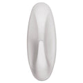 Command General Purpose Designer Hooks, Medium, 3 lb Cap, White, 2 Hooks and 4 Strips/Pack