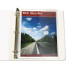 C-Line Poly Binder Pockets, 9.25 x 11.5, Clear, 5/Pack
