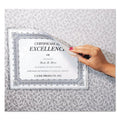 C-Line Cubicle Keepers Hook and Loop-Backed Display, 9.2 x 11.41, Velcro Mount, Clear, 25/Pack