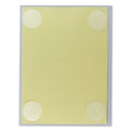 C-Line Cubicle Keepers Hook and Loop-Backed Display, 9.2 x 11.41, Velcro Mount, Clear, 25/Pack